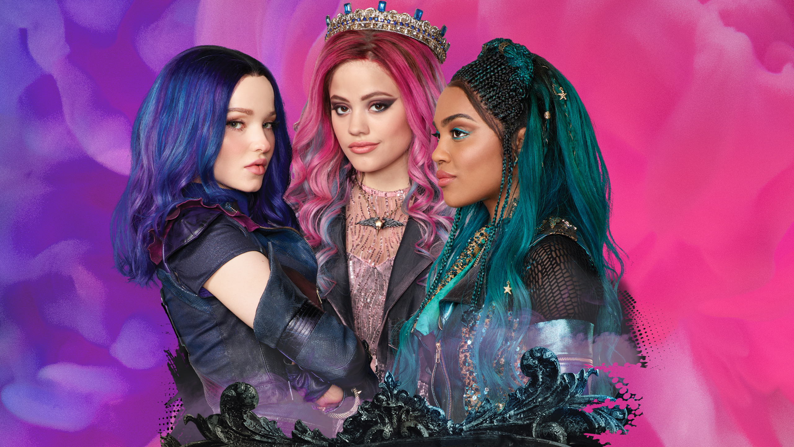 Disney Descendants 3 Audrey, Mal And Uma Wallpaper - Disney Descendants 3 Audrey - HD Wallpaper 
