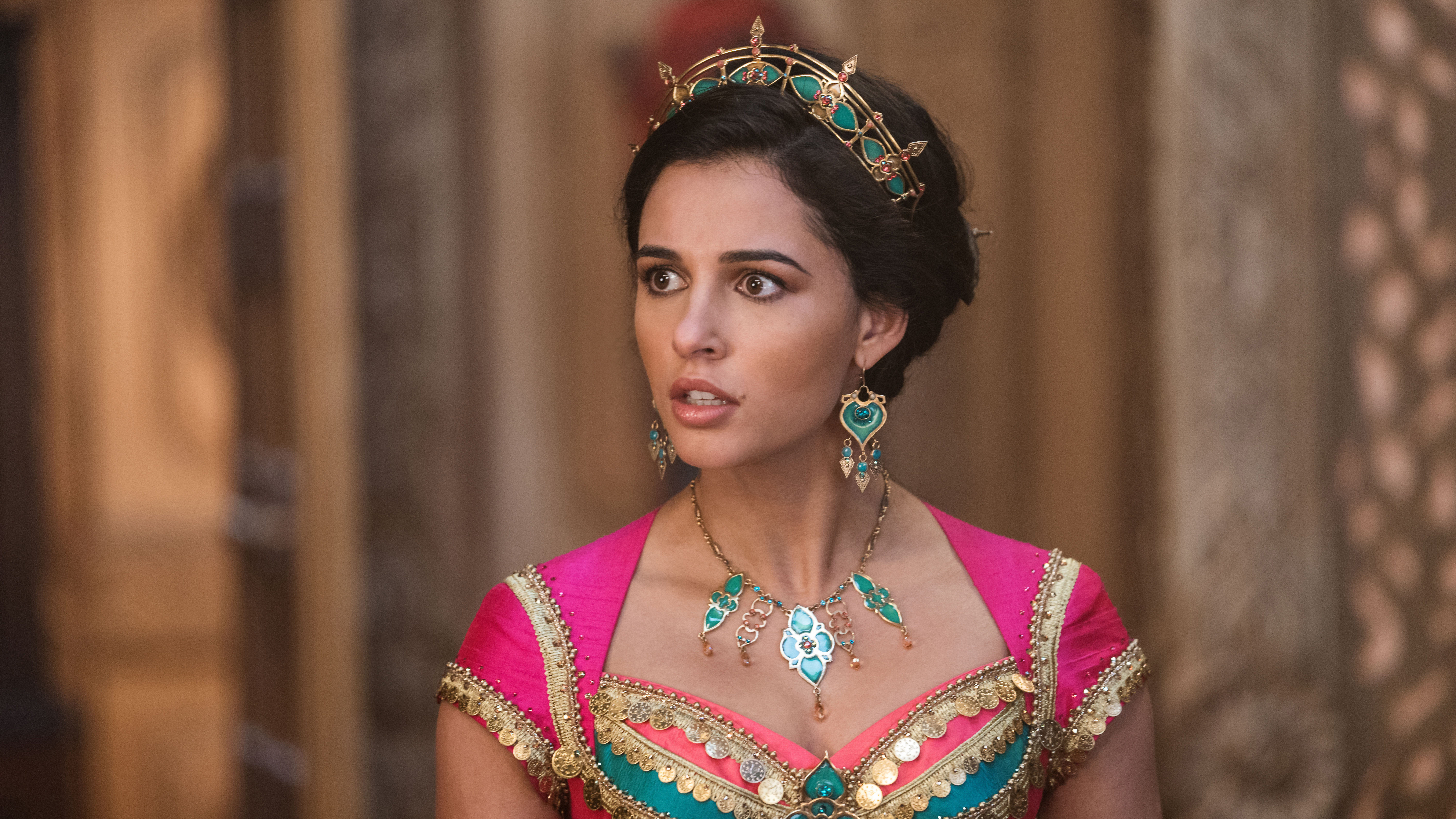 Princess Jasmine, Aladdin, 2019, Naomi Scott, 8k, - Jasmine Princess Real Life - HD Wallpaper 