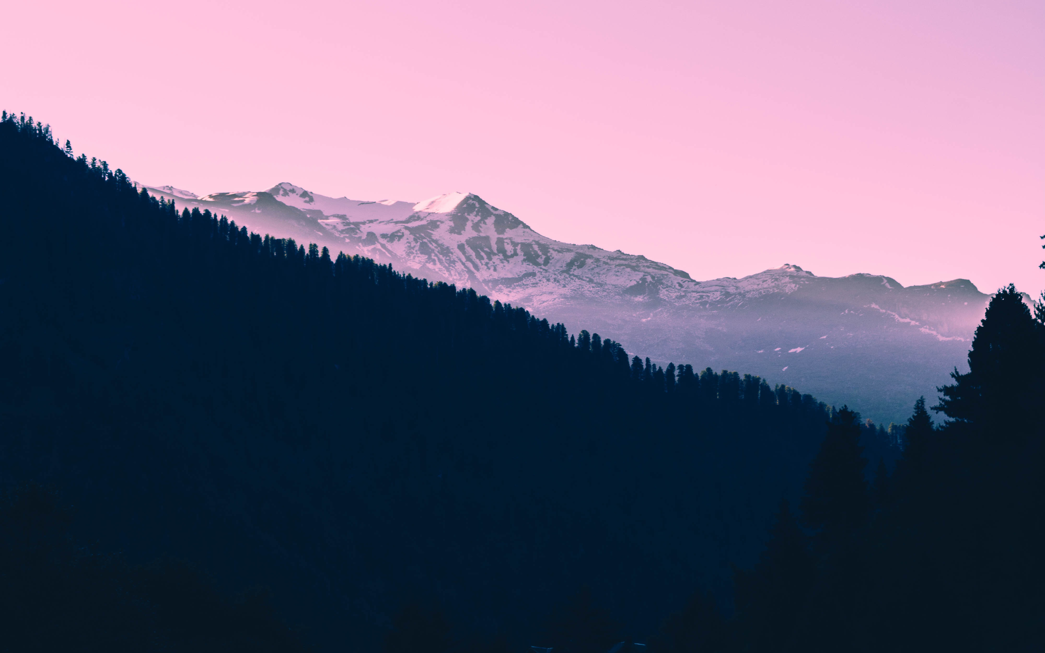 Twilight Mountains 4k Wallpapers - Mountain Pink Wallpaper Laptop -  4000x2500 Wallpaper 
