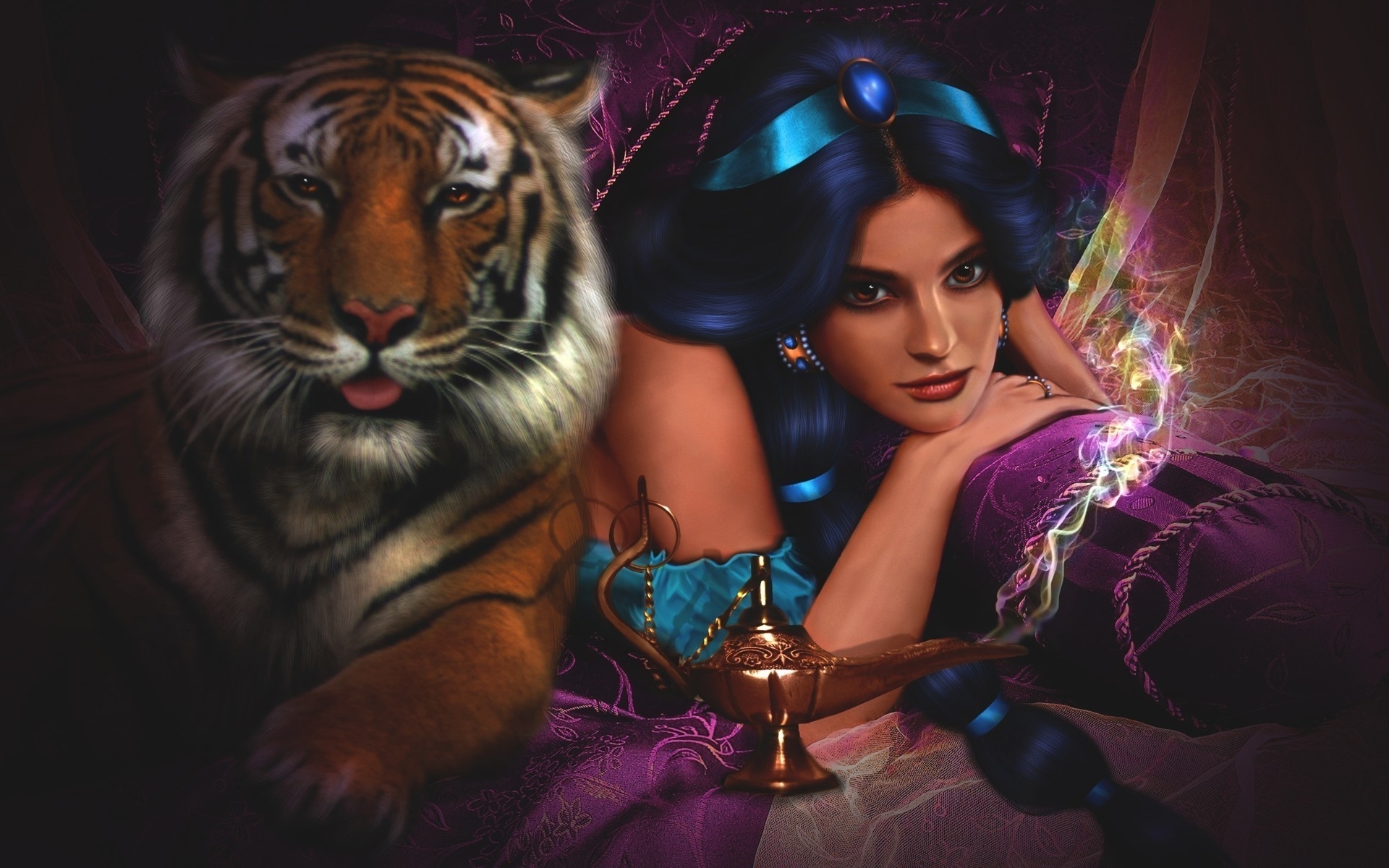 Jasmine Princess Wallpaper Desktop - HD Wallpaper 