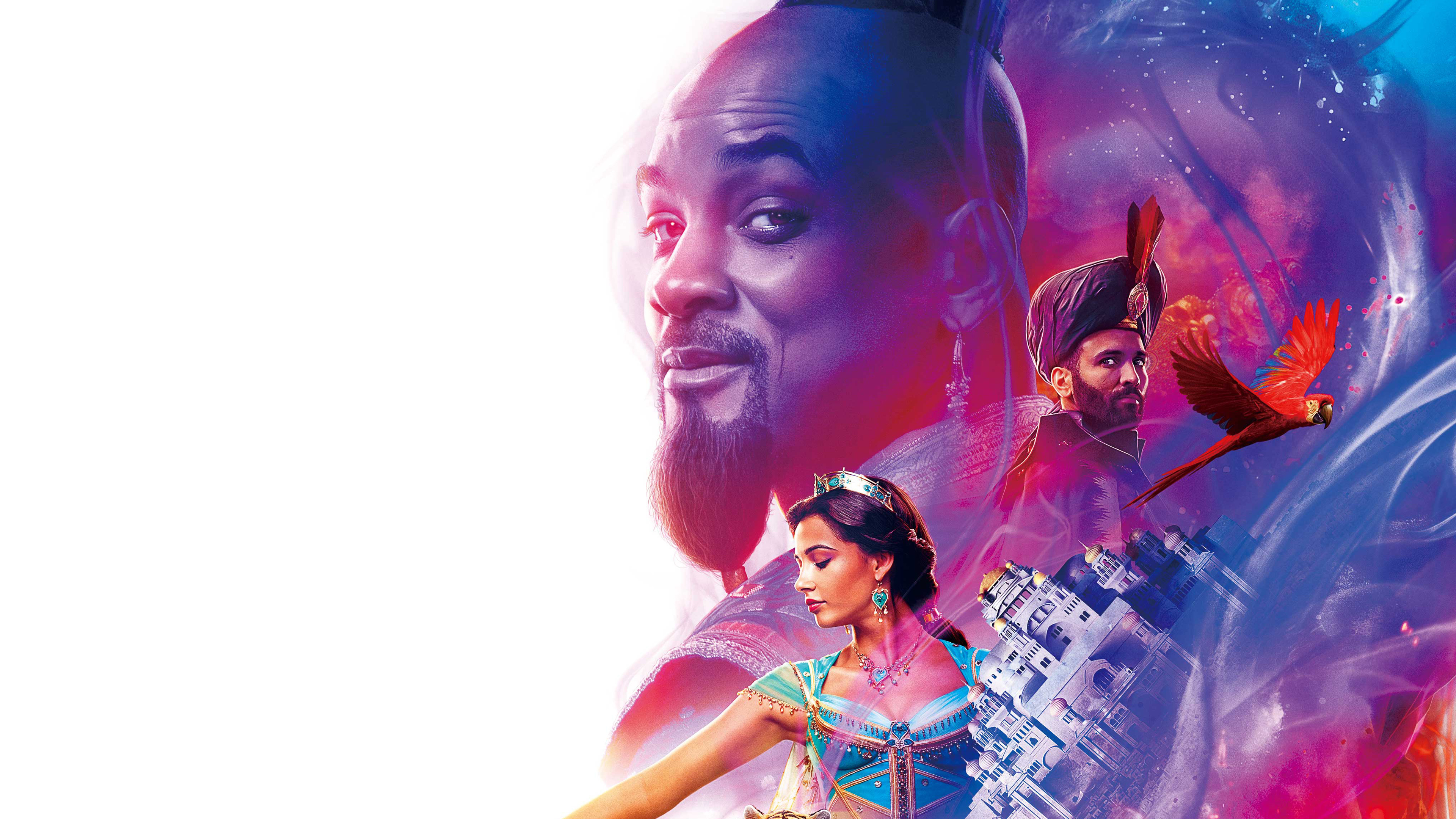 Aladdin Movie Poster 4k - Aladdin 2019 Blu Ray Label - HD Wallpaper 