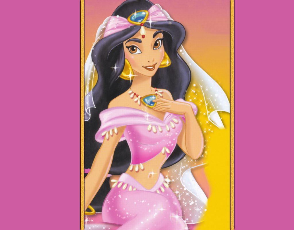 Aladdin Jasmine In Pink - HD Wallpaper 