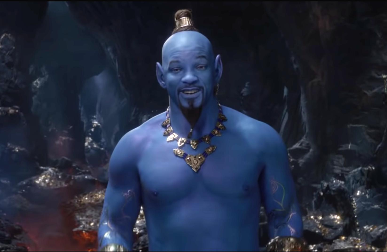 Aladdin K Retina Ultra Hd Wallpaper Background Image - Aladdin Genie Will Smith - HD Wallpaper 