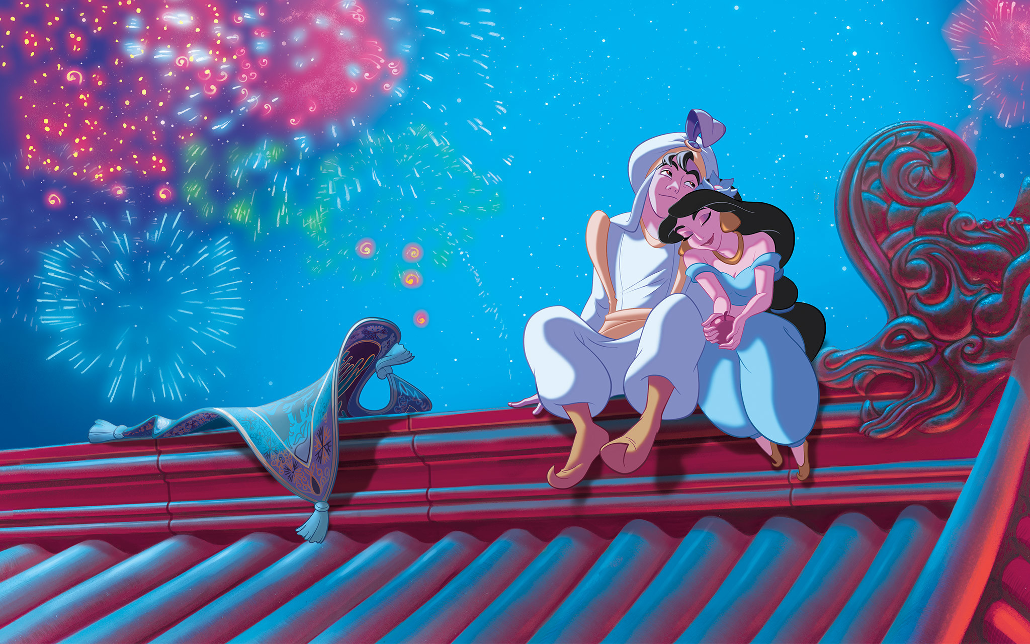 2048x1280, 
 Data Id 229822 
 Data Src /walls/full/9/0/4/229822 - Aladdin And Jasmine Background - HD Wallpaper 