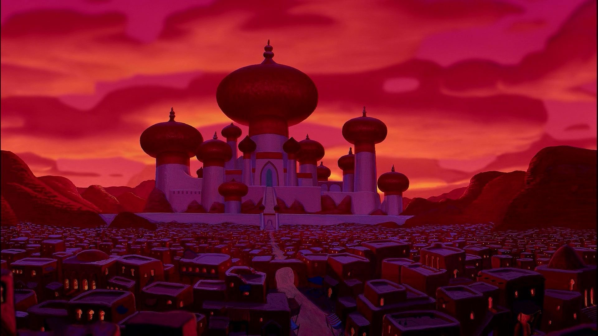 Cartoons Palace Aladdin - Aladdin Cartoon Background - HD Wallpaper 