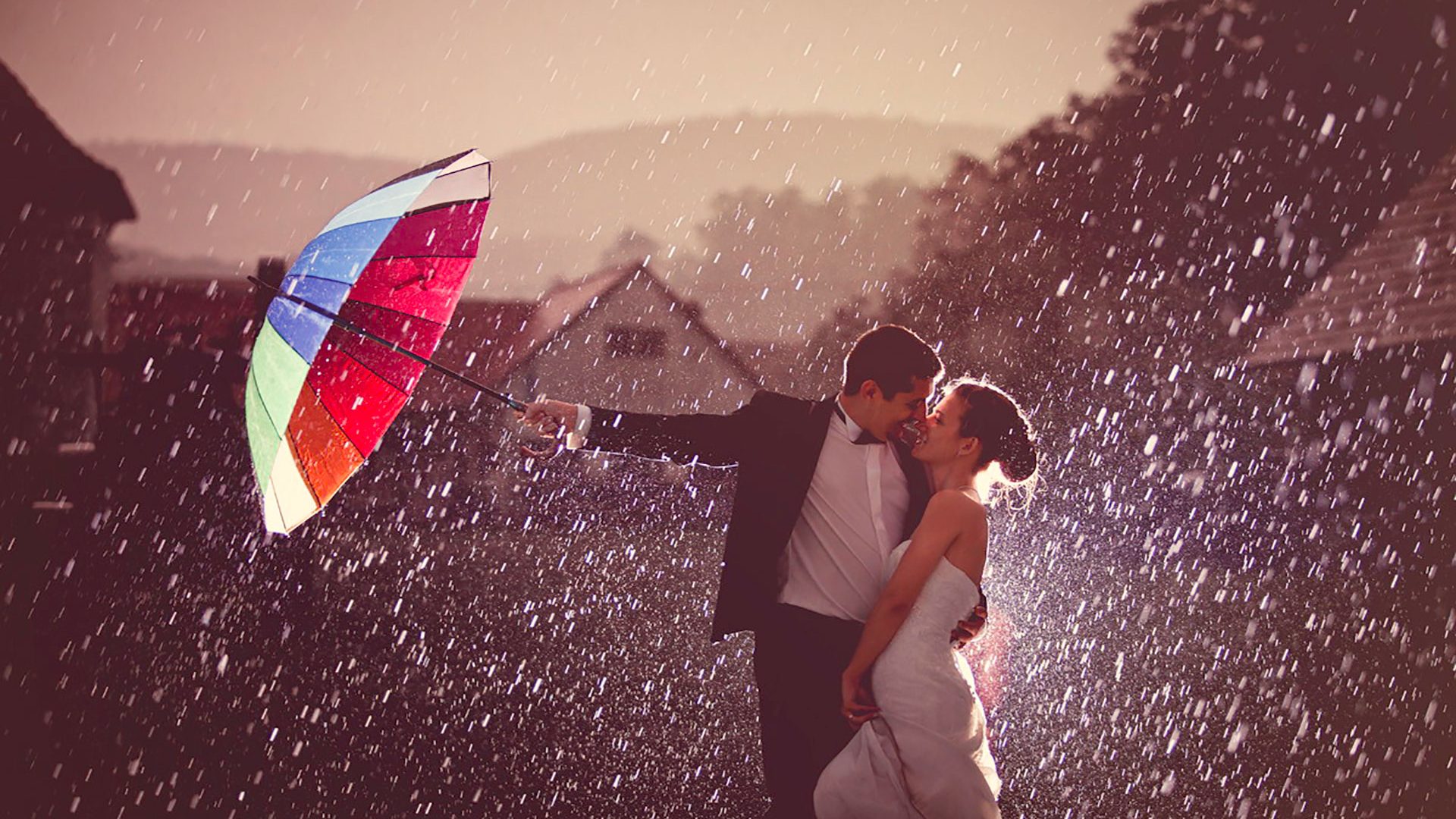 Love Romantic Rain Quotes For Him - HD Wallpaper 
