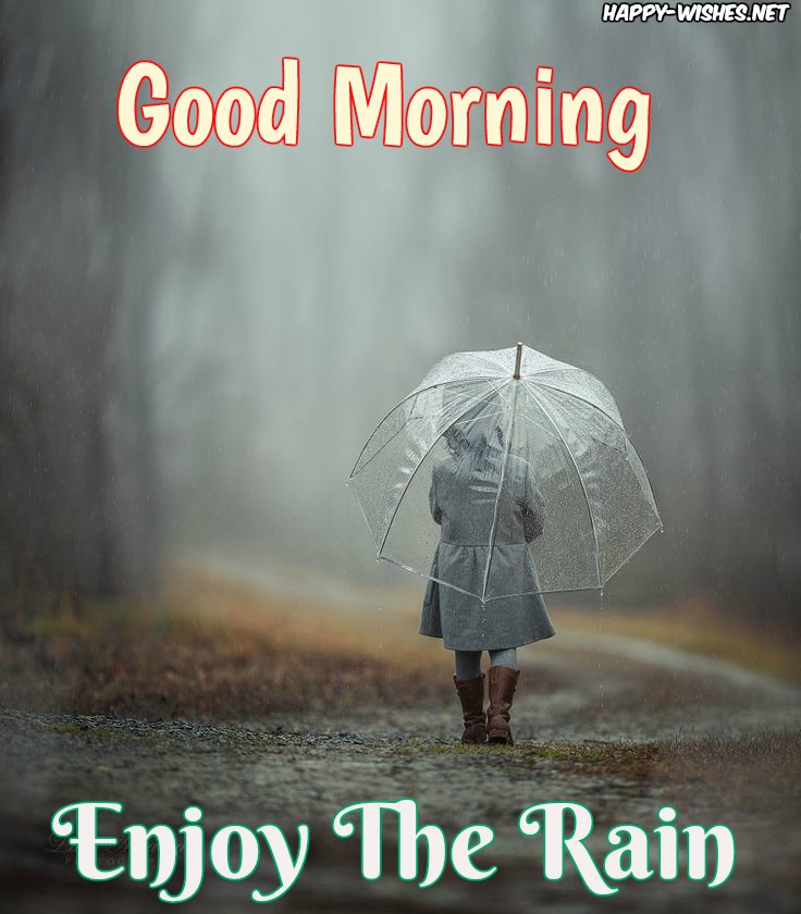 Best Rainy Day Good Morning Images - Good Morning Quotes Rain - HD Wallpaper 