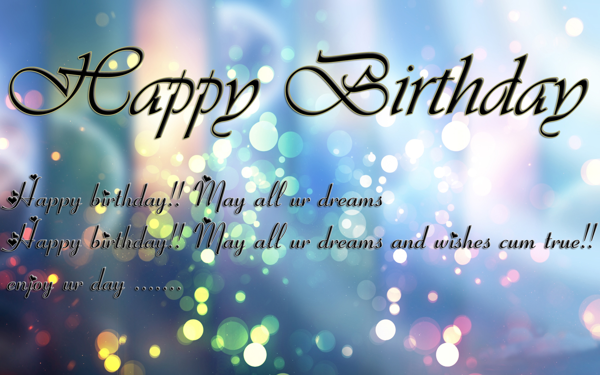 Happy Rainy Birthday Wishes - Happy Birthday Sms Quotes - HD Wallpaper 