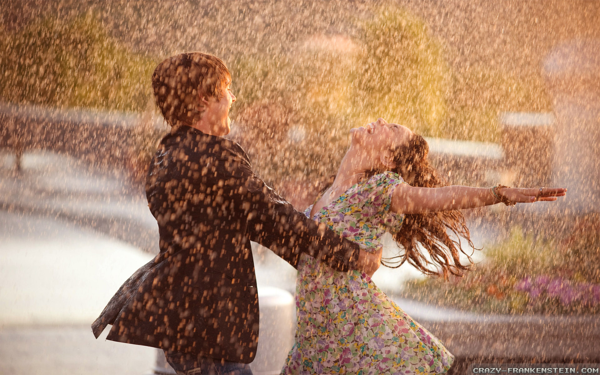 Couples In Rain Dp - HD Wallpaper 