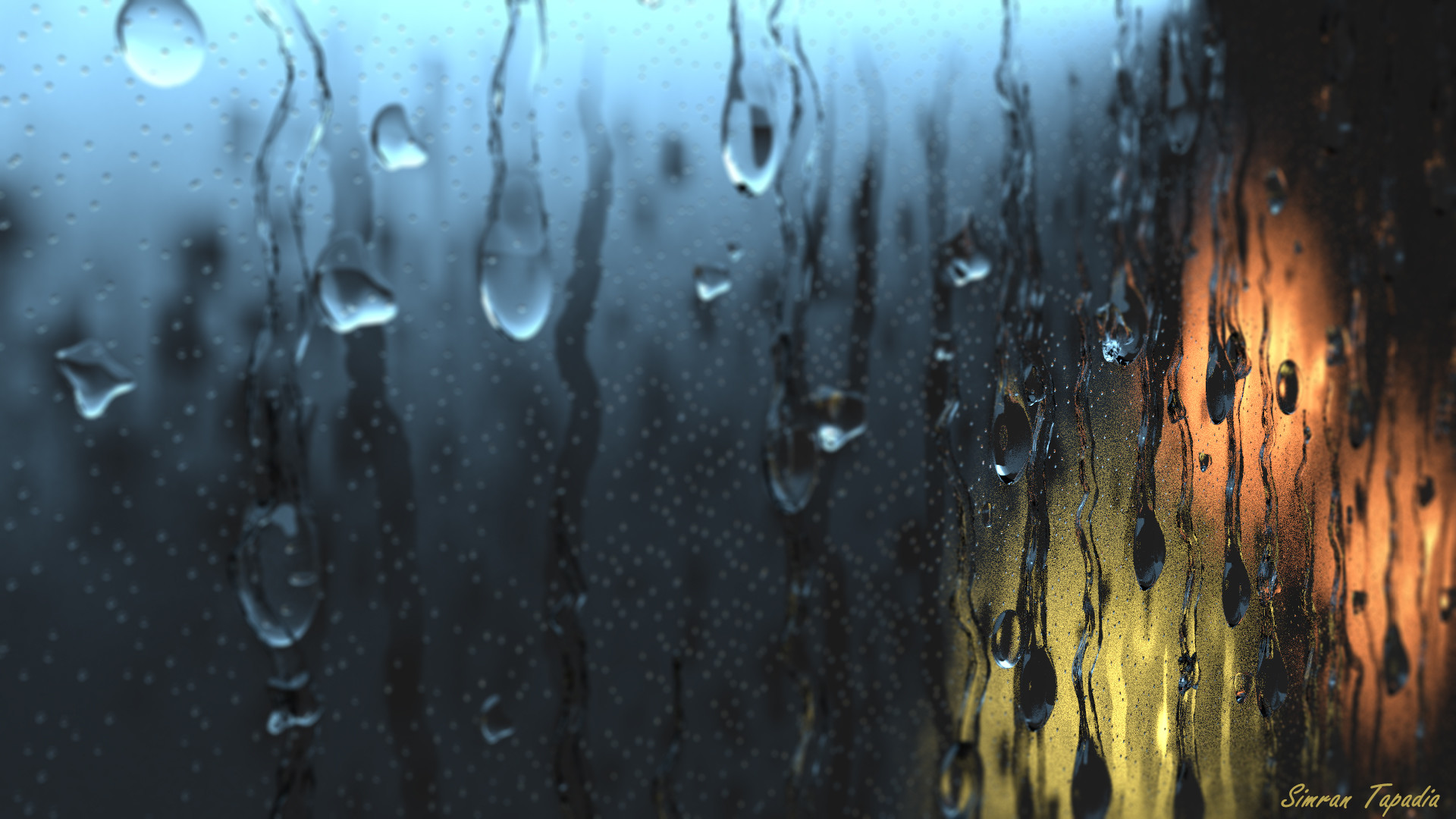 Rainy Window - HD Wallpaper 