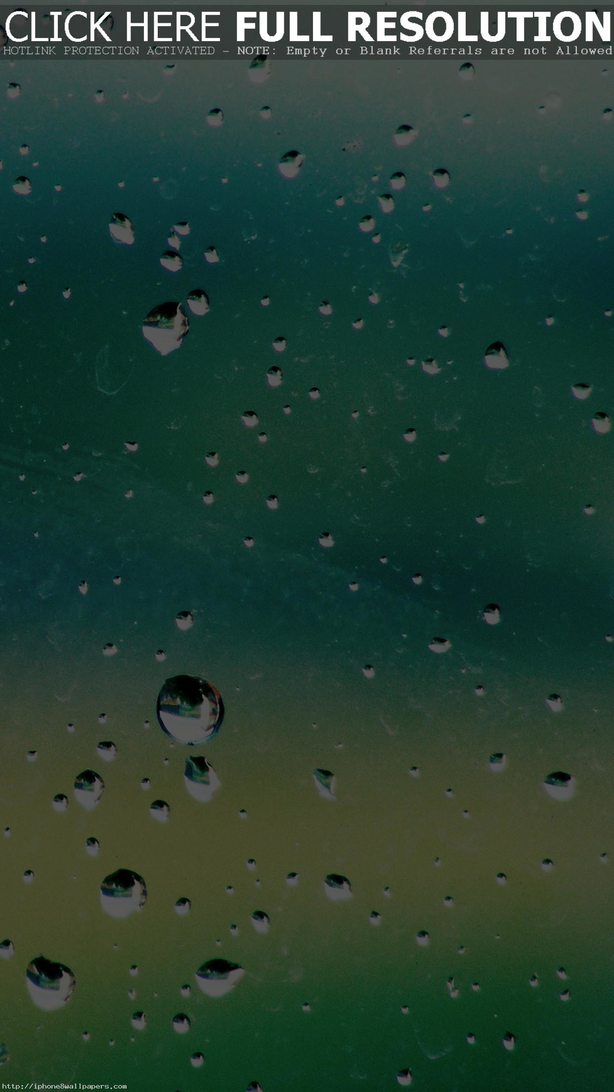 Rainy Day Green Water Nature Spring Window Android - Warren Street Tube Station - HD Wallpaper 