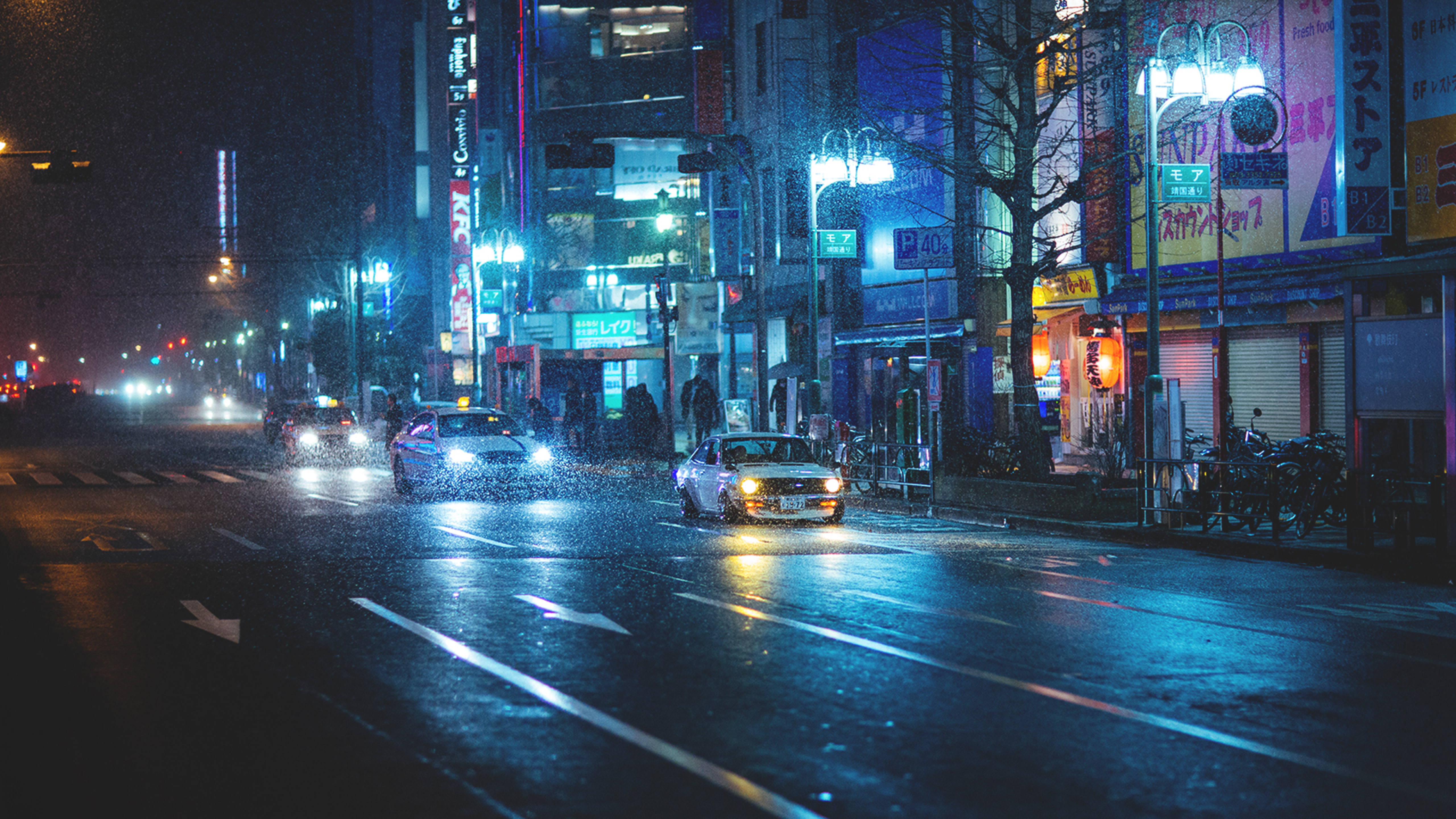 Japan Night - HD Wallpaper 