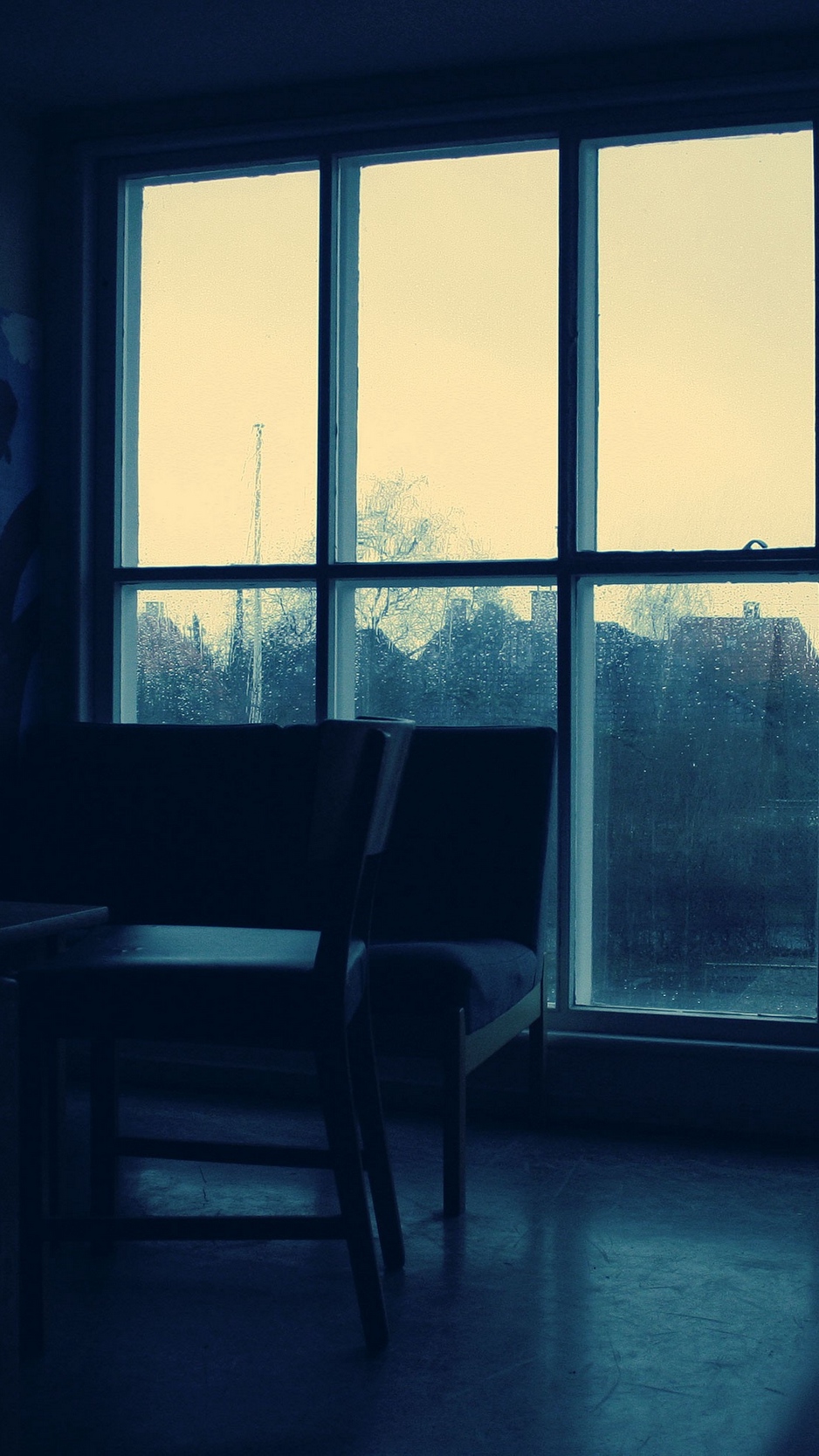 Wallpaper Room, Window, Rain, Dark, Drops - Dark Room With A Window - HD Wallpaper 