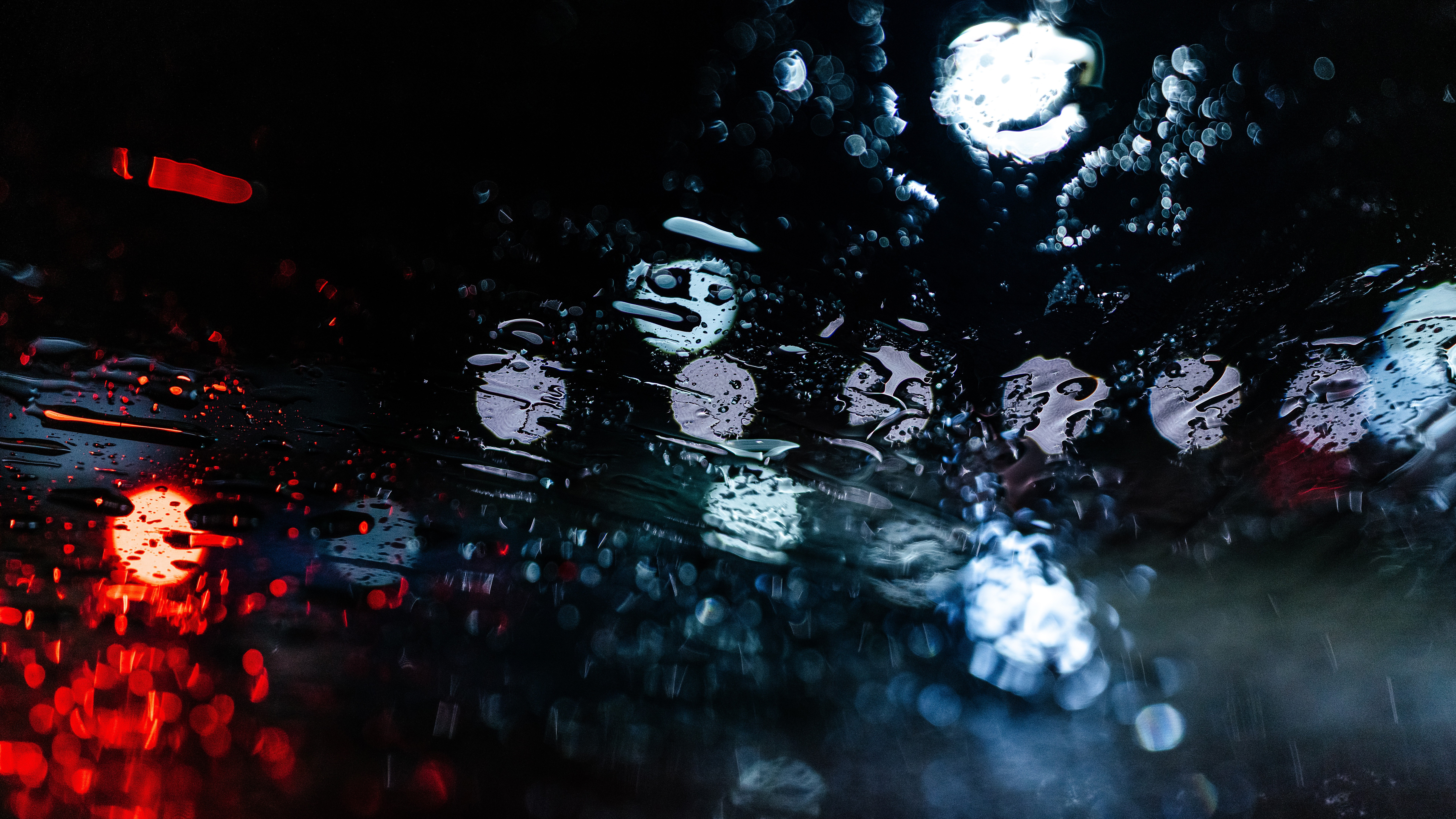 Rainy Nights Wallpaper - Background 4k Hd Bokeh - HD Wallpaper 