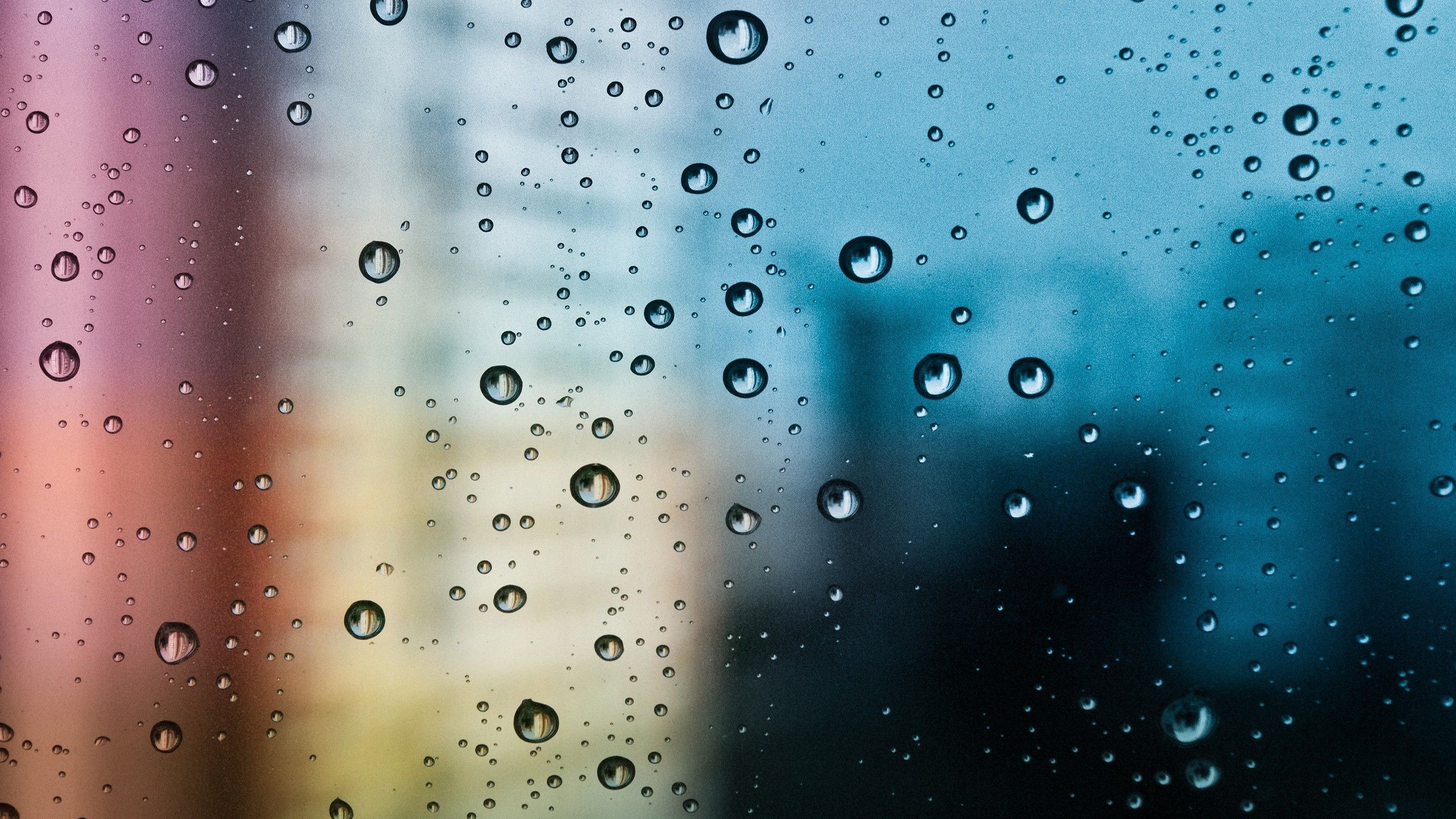 Rainy Window Background - Rain On A Window Background - HD Wallpaper 