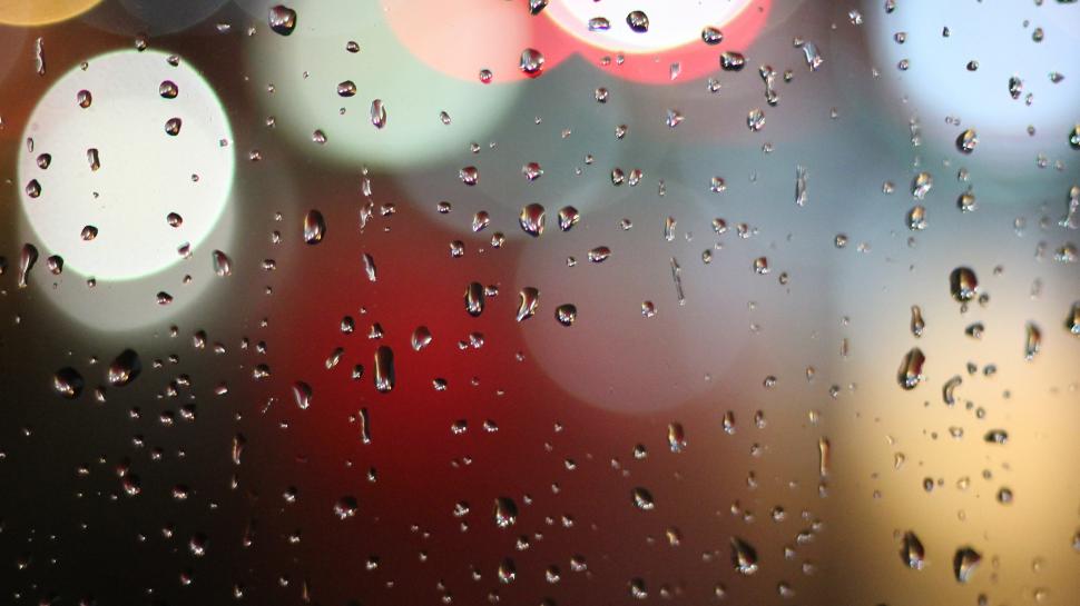 Rain Drops On Glass Window Wallpaper,other Hd Wallpaper,3840x2160 - Background Bokeh Rain - HD Wallpaper 
