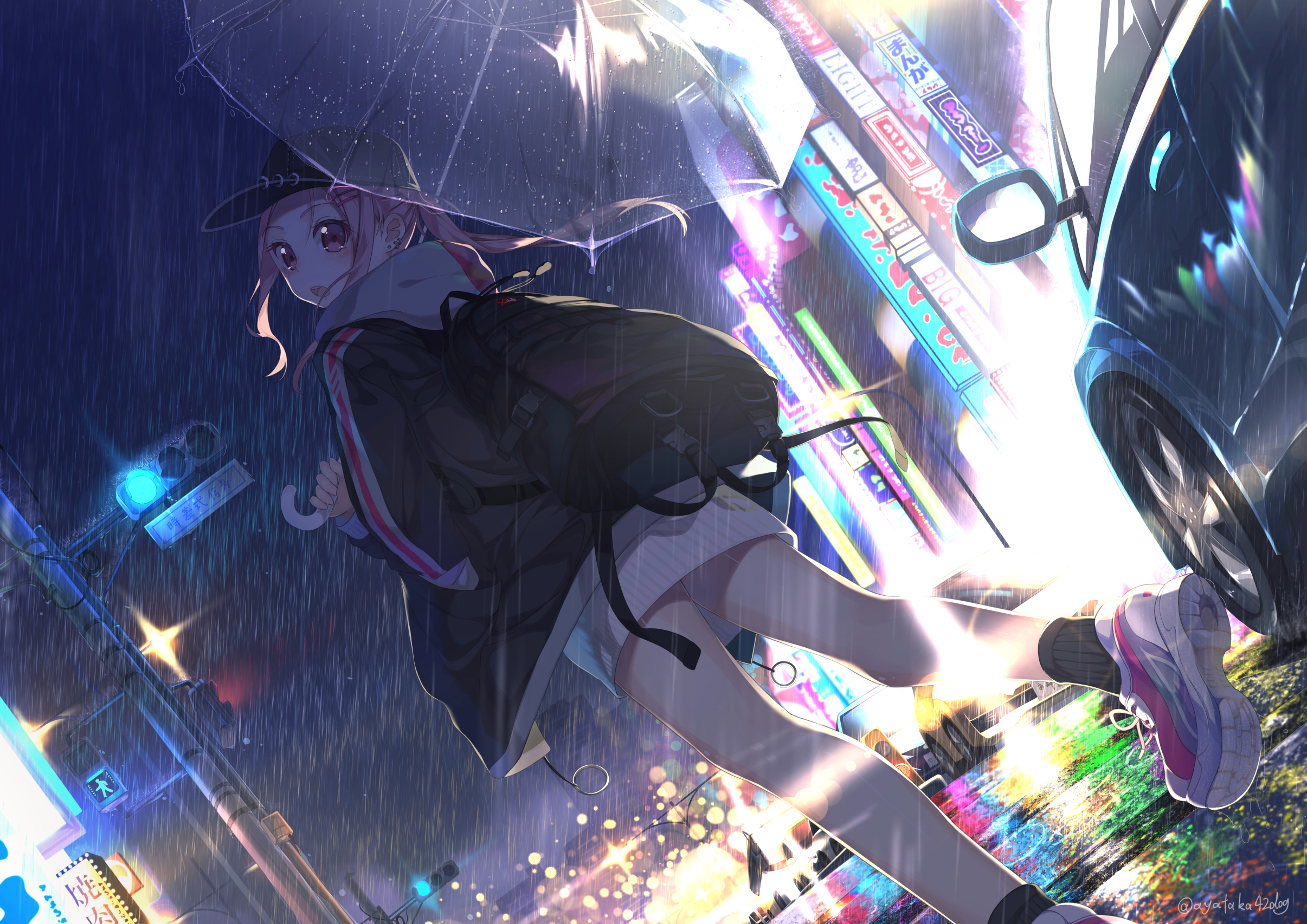 Rain Anime 2411x1706 Wallpaper Teahub Io