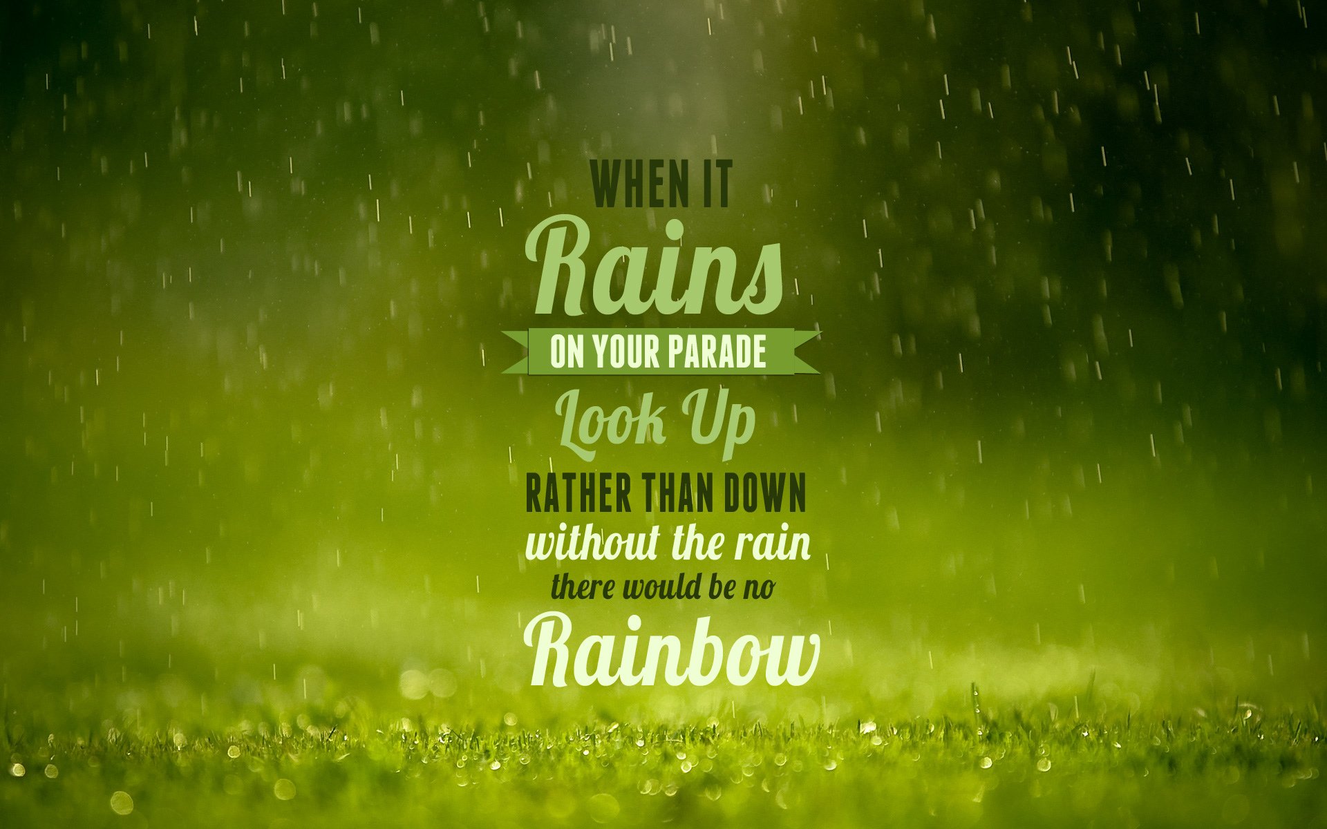 Rainy Day Quotes Hd Wallpapers - Inspirational Quotes About Rain - HD Wallpaper 