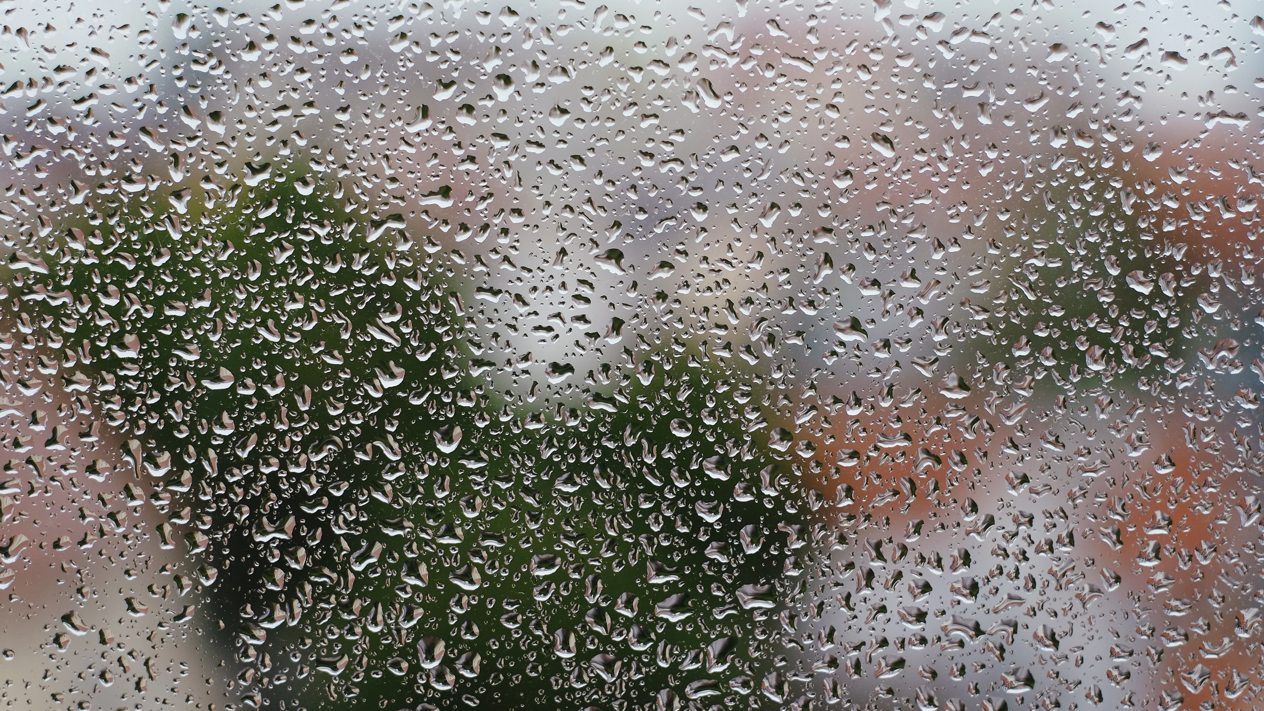 Wallpaper Rain, Drops, Glass, Wet - Rainy Drops - HD Wallpaper 