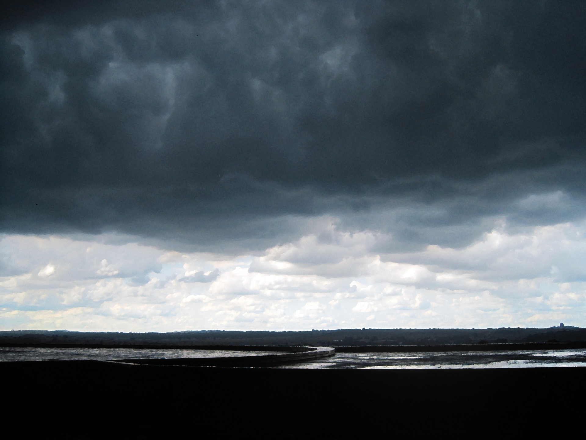 Clouds Packed Stormy Free Photo - Storm Clouds Public Domain - HD Wallpaper 