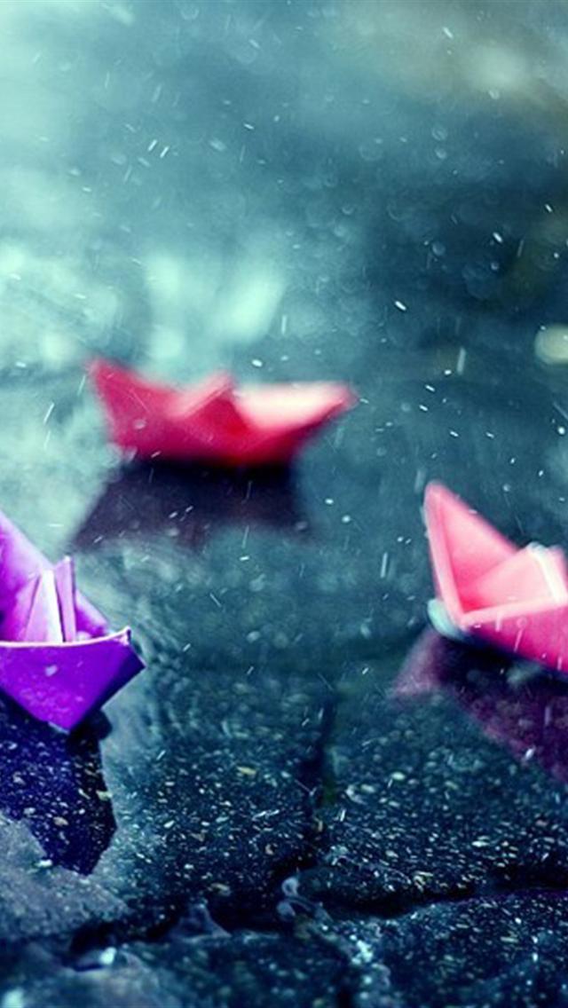 Iphone 5 Wallpapers Hd - Rain Wallpapers For Mobile - HD Wallpaper 