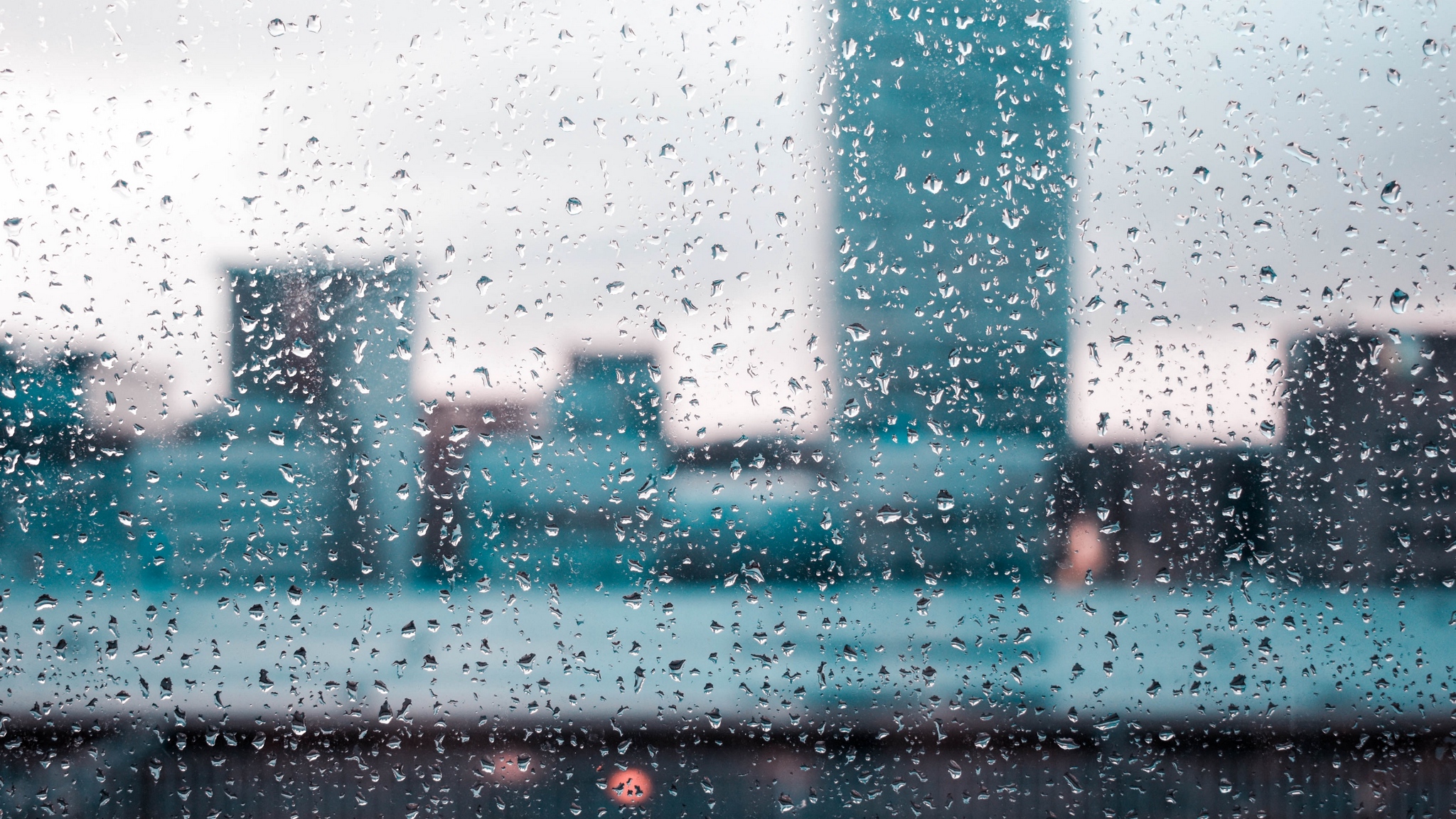 Wallpaper Rain, Glass, Drops, Blur, Window - Windows 10 Background Rain - HD Wallpaper 