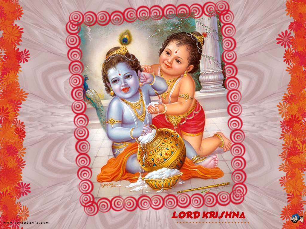 God Baba Ramdev Hd Wallpaper - Krishna And Balram Roop Wallpaper Hd -  1024x768 Wallpaper 