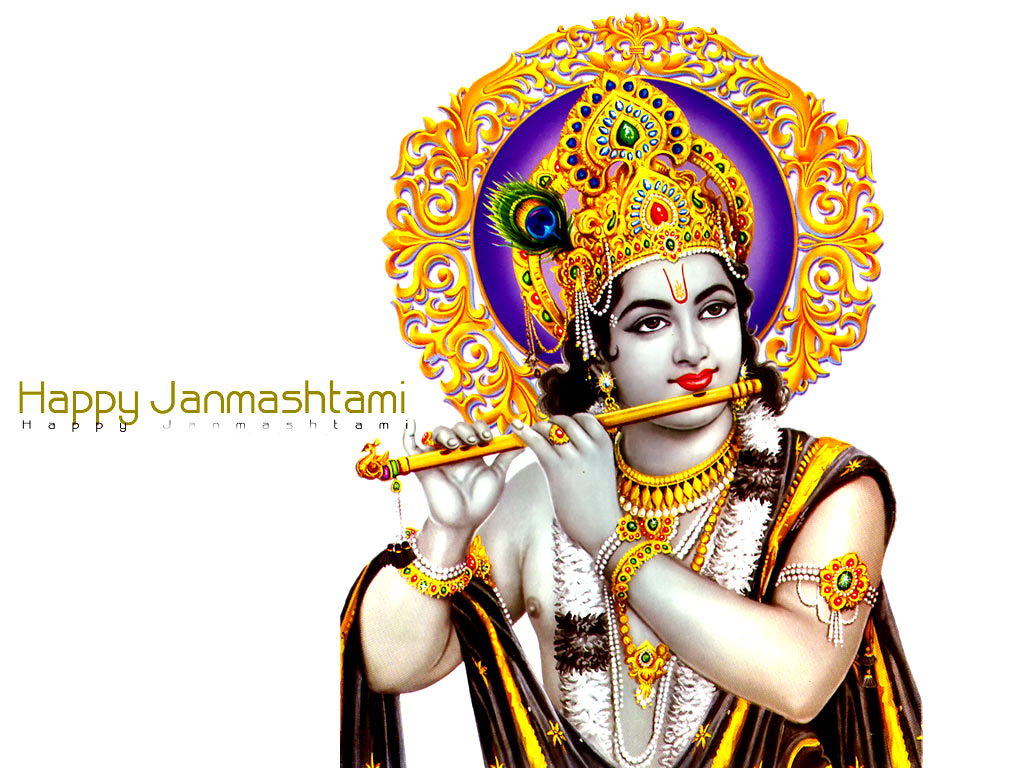 Krishna Wallpaper For Desktop - HD Wallpaper 
