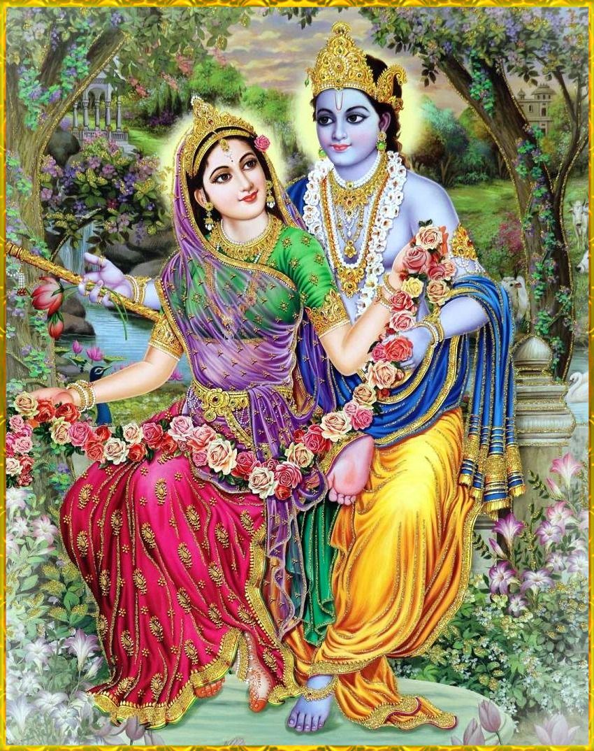 Lord Radha Krishna Love Images - Lord Radha Krishna Hd - HD Wallpaper 