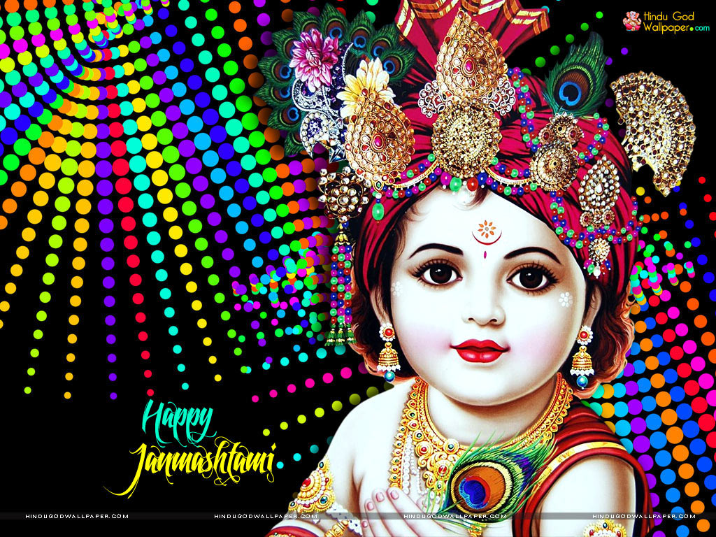 Best Happy Krishna Janmashtami Wallpapers Free Download - Cute Happy Krishna Janmashtami - HD Wallpaper 