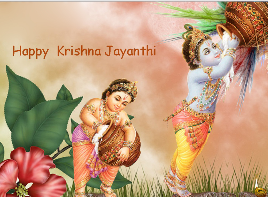 Janmashtami Images - Happy Sri Krishna Jayanthi - HD Wallpaper 