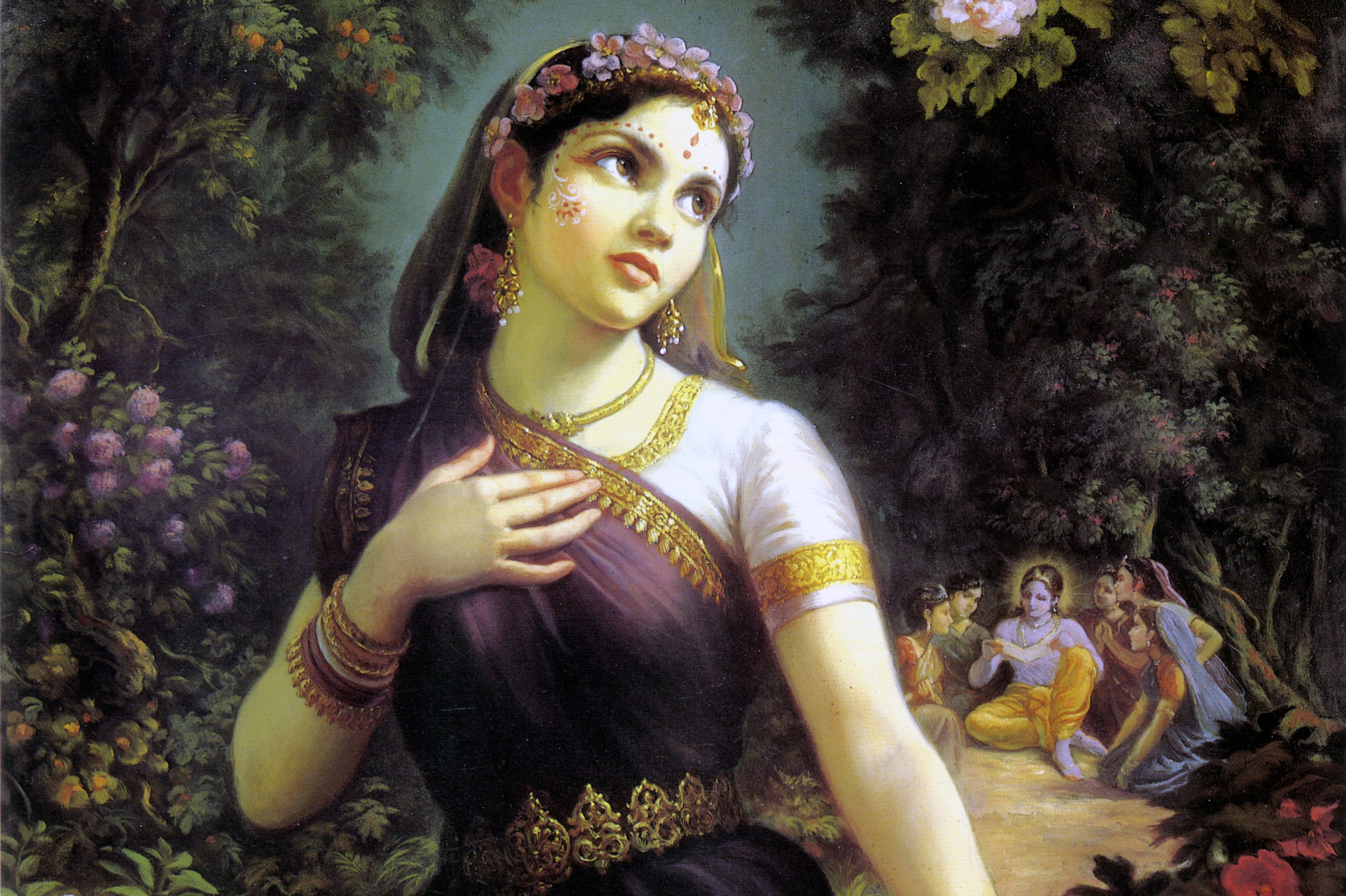 Beautiful Lord Radha - HD Wallpaper 
