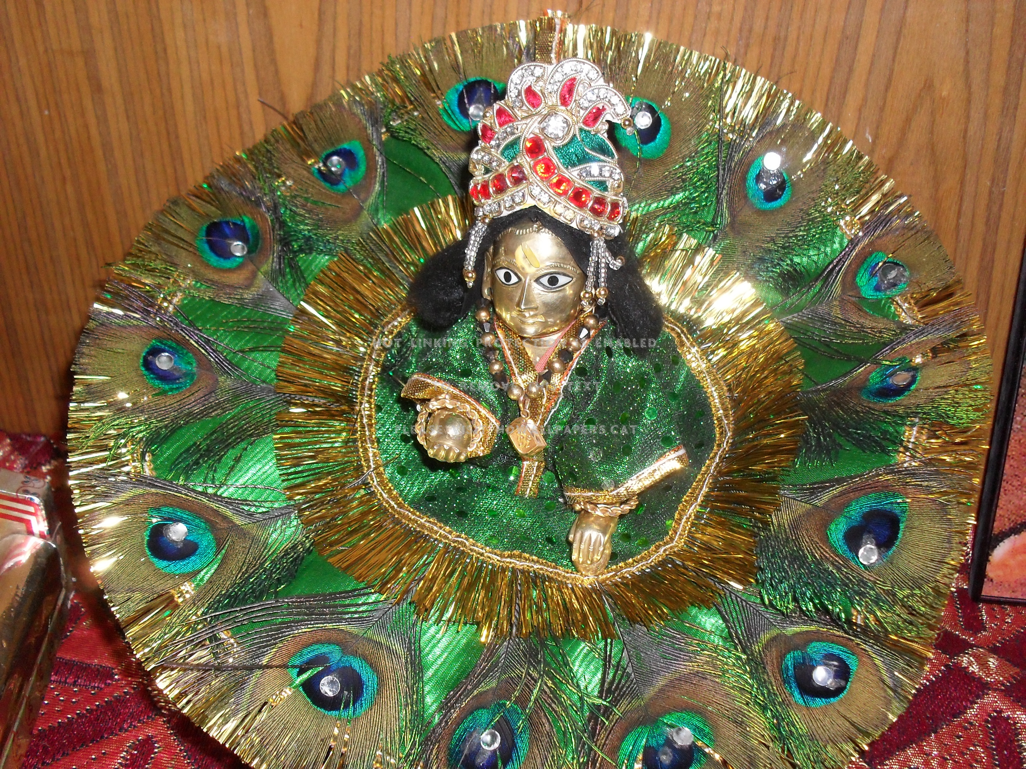 Lord Krishna Vikash Yadav Laddu Gopal - Mask - HD Wallpaper 