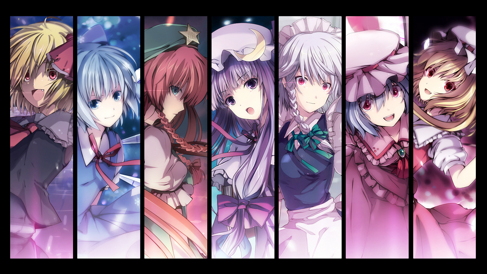 Embodiment Of Scarlet Devil Characters 1920x1080 Wallpaper Teahub Io