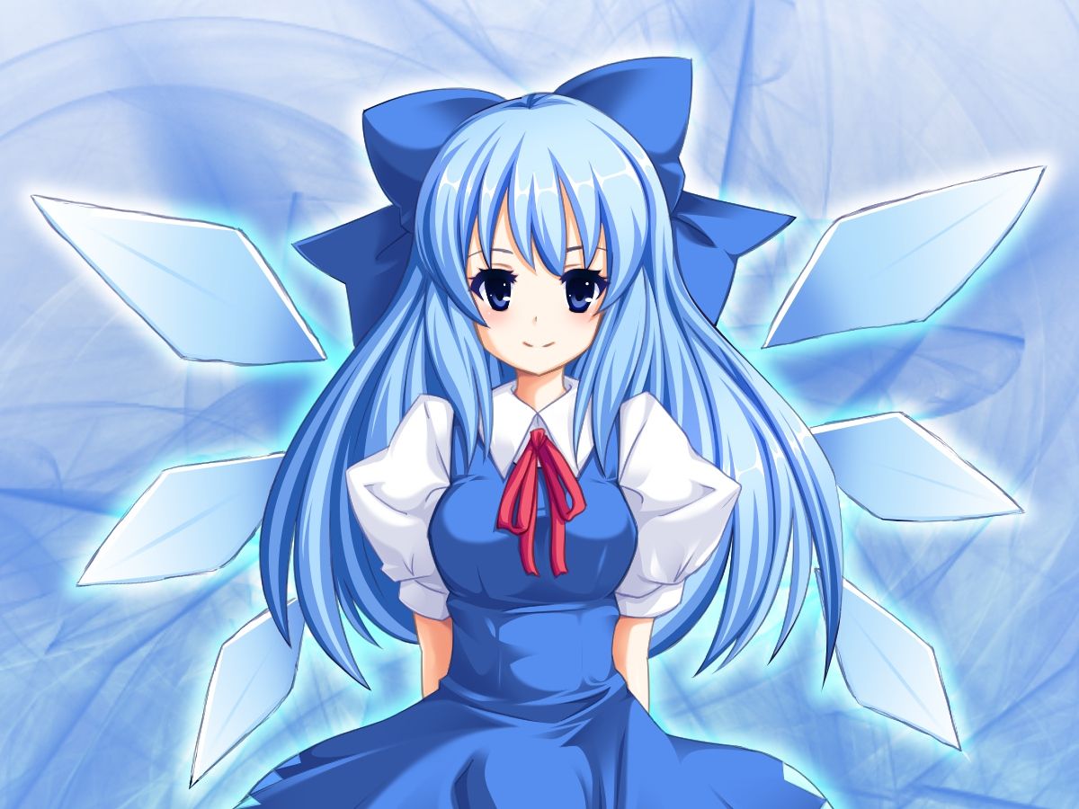 Cirno With Long Hair - HD Wallpaper 