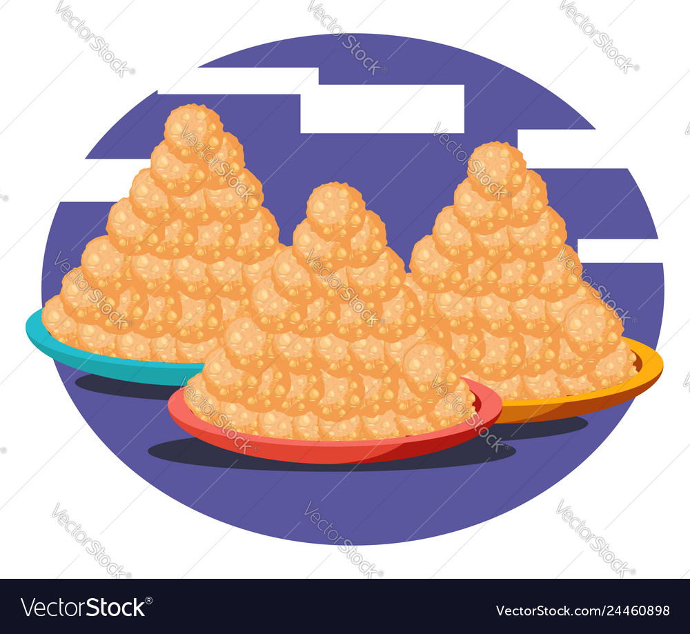 Plate Of Ladoo Drawing - HD Wallpaper 