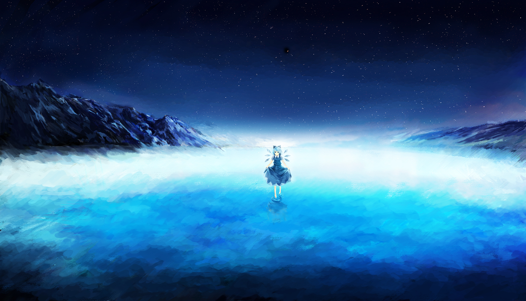 Cirno Hd Wallpapers Backgrounds Wallpaper - Touhou Misty Lake - HD Wallpaper 