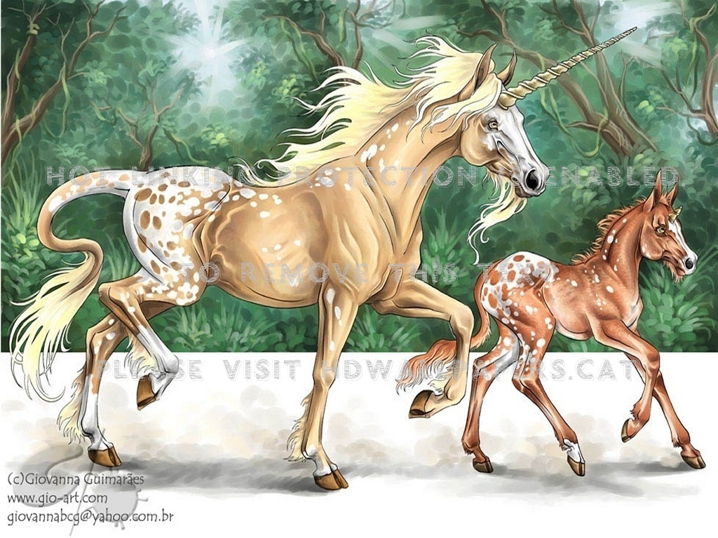 Appaloosa Unicorns 3d Horse Abstract - Unicorn Lion Tail - HD Wallpaper 