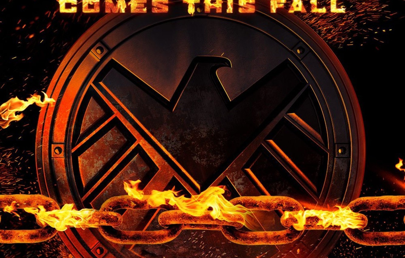 Photo Wallpaper Demon, Fire, Flame, Logo, Ghost Rider, - Ghost Rider Agents Of Shield 6 - HD Wallpaper 