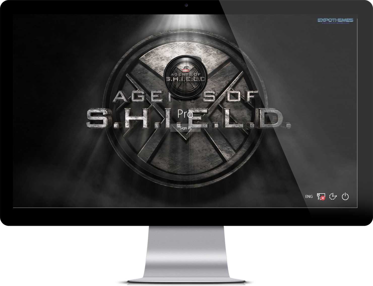 Agents Of Shield Windows 7 Theme - Agents Of Shield Tv Logo - HD Wallpaper 