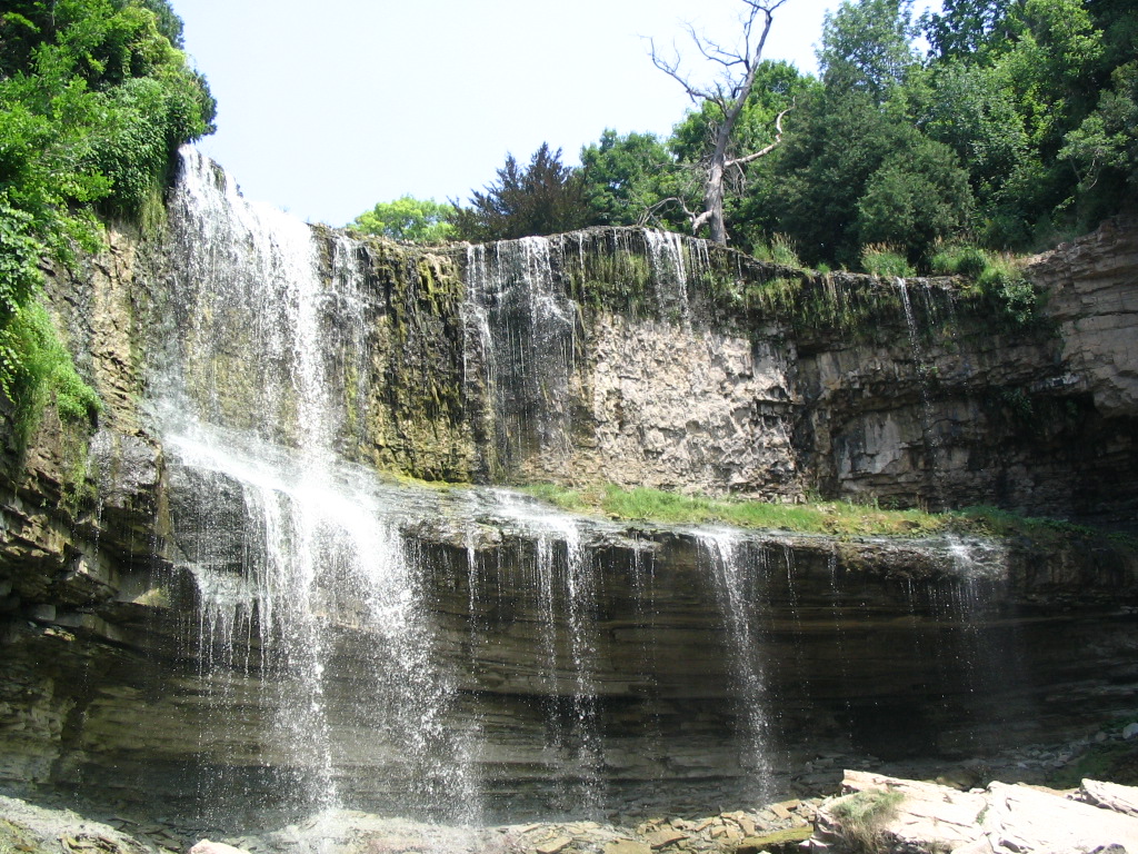 3d Ontario Waterfalls Nature Wallpapers For Desktop - Waterfall - HD Wallpaper 