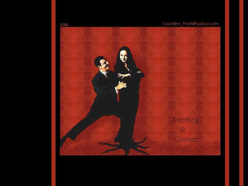 Morticia & Gomez - Gomez E Morticia Addams - HD Wallpaper 