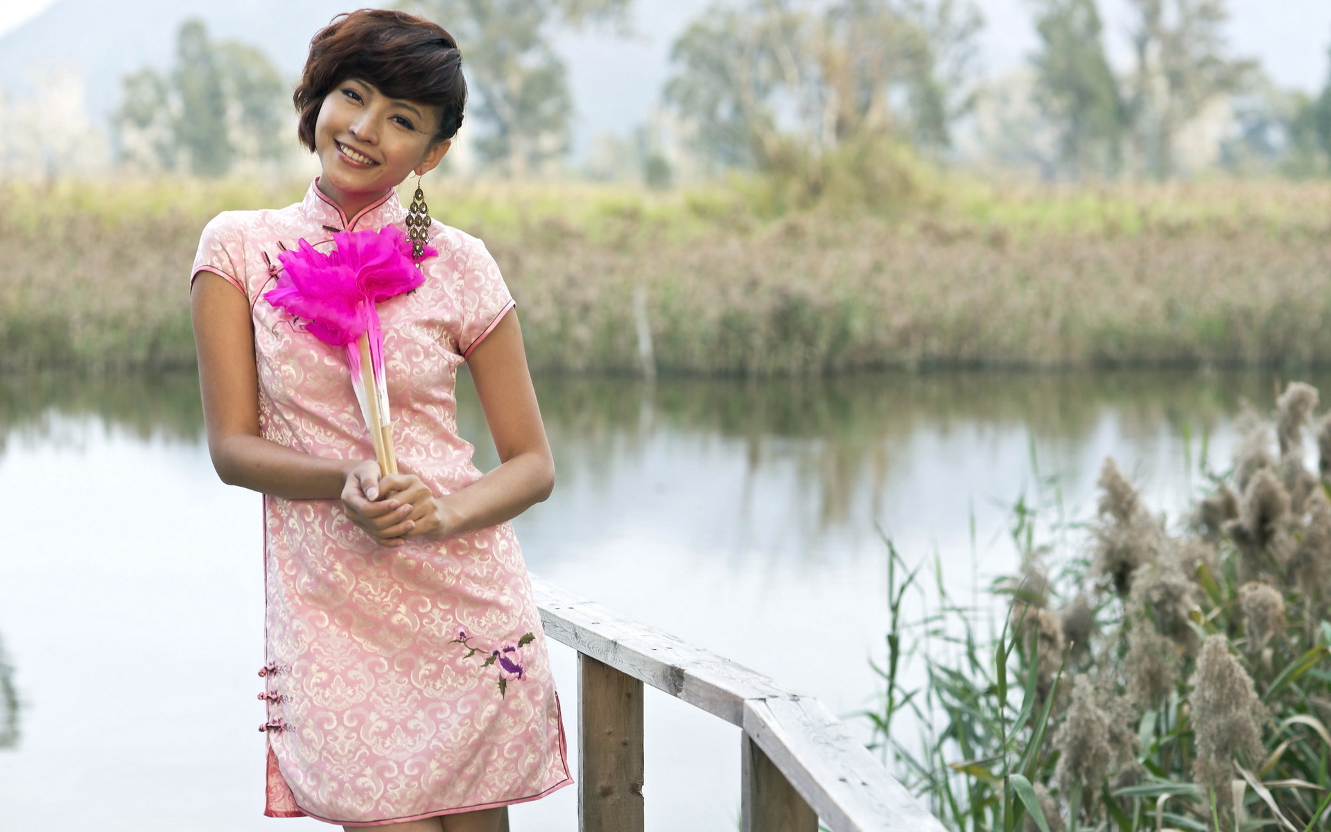 Agnes Lim Iphone Hd Wallpaper - 江南 水乡 美女 - HD Wallpaper 