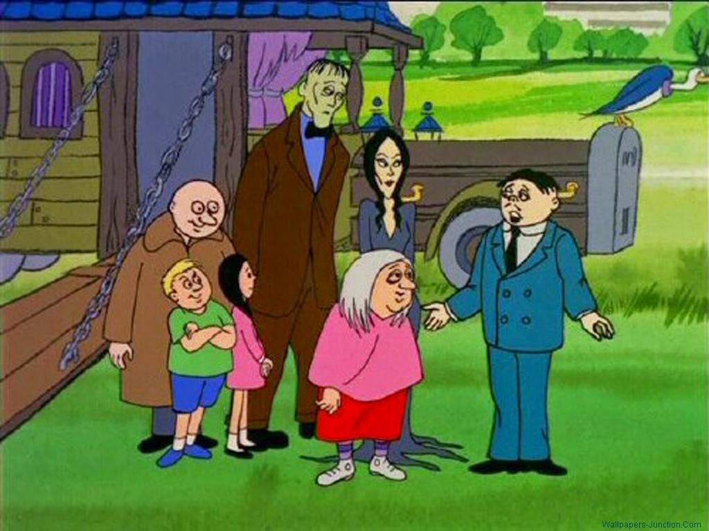 Addams Family Animated 1973 - HD Wallpaper 
