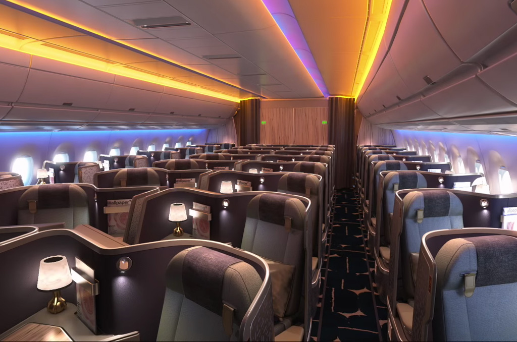 China-airbus - First Class A350 Interior - HD Wallpaper 