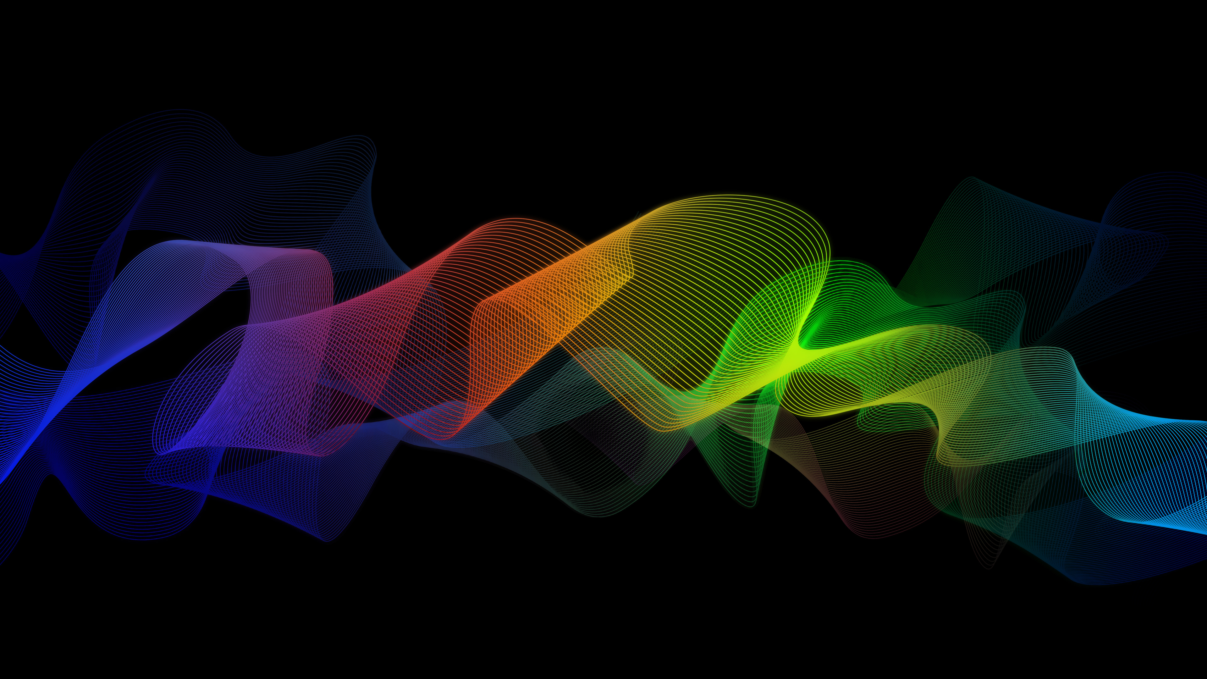 Colorful Abstract Ribbon 4k Wallpapers - Linux Deepin - HD Wallpaper 
