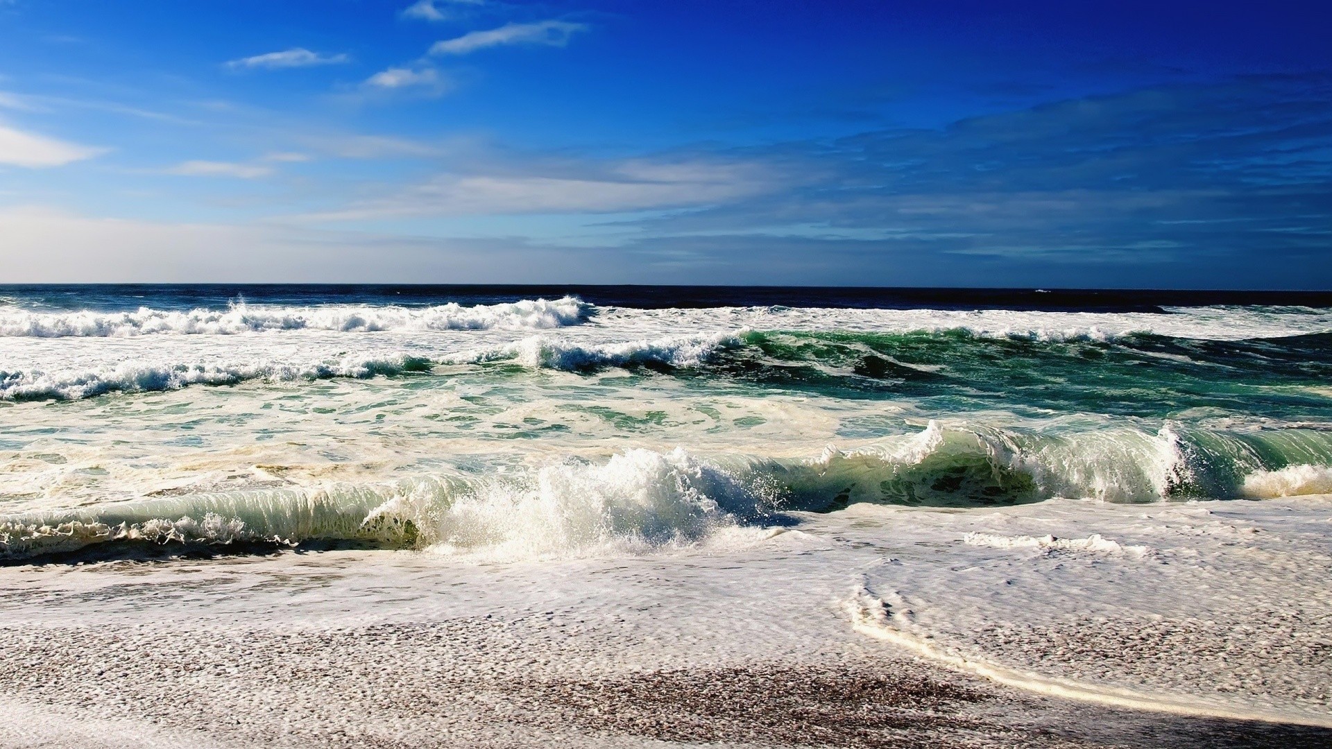 1920x1080, Clear Crisp Ocean Waves Wallpaper 
 Data - Waves Wallpaper Ocean Waves - HD Wallpaper 