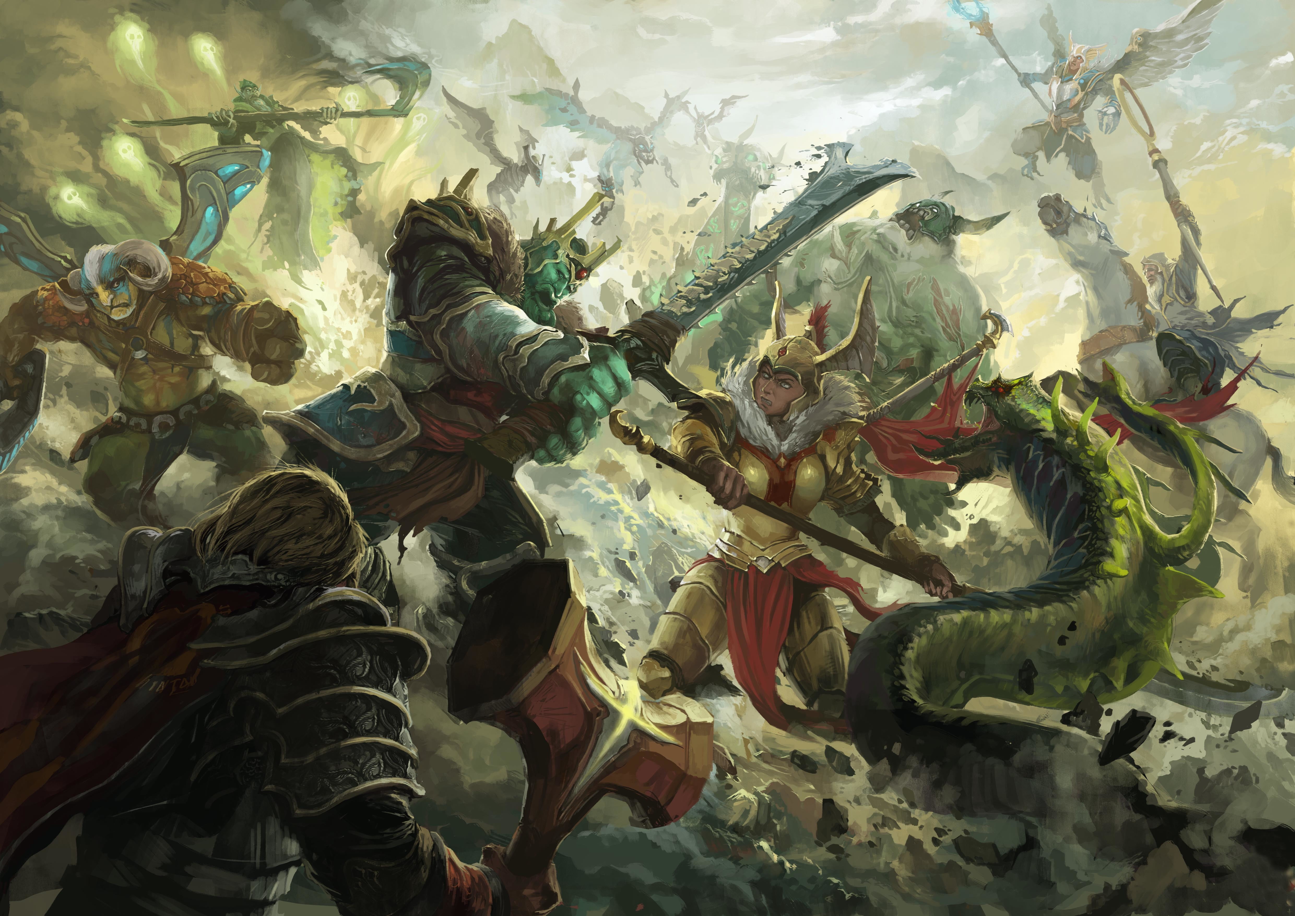Realistic Dota 2 Art - HD Wallpaper 
