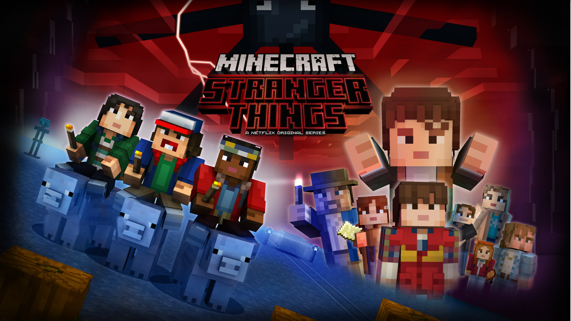 Minecraft Wallpaper In - Minecraft Story Mode En Netflix - HD Wallpaper 