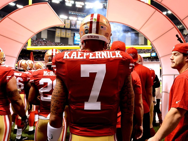 Colin Kaepernick 49ers Wallpaper Hd - Colin Kaepernick Back Of The Jersey - HD Wallpaper 